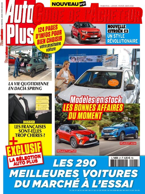 Title details for AUTO PLUS GUIDE DE L'ACHETEUR by Editions Mondadori Axel Springer (EMAS) - Available